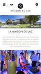 Mobile Screenshot of maisondulac-aiguebelette.com